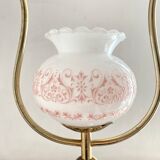 Vintage pink and gold pendant light