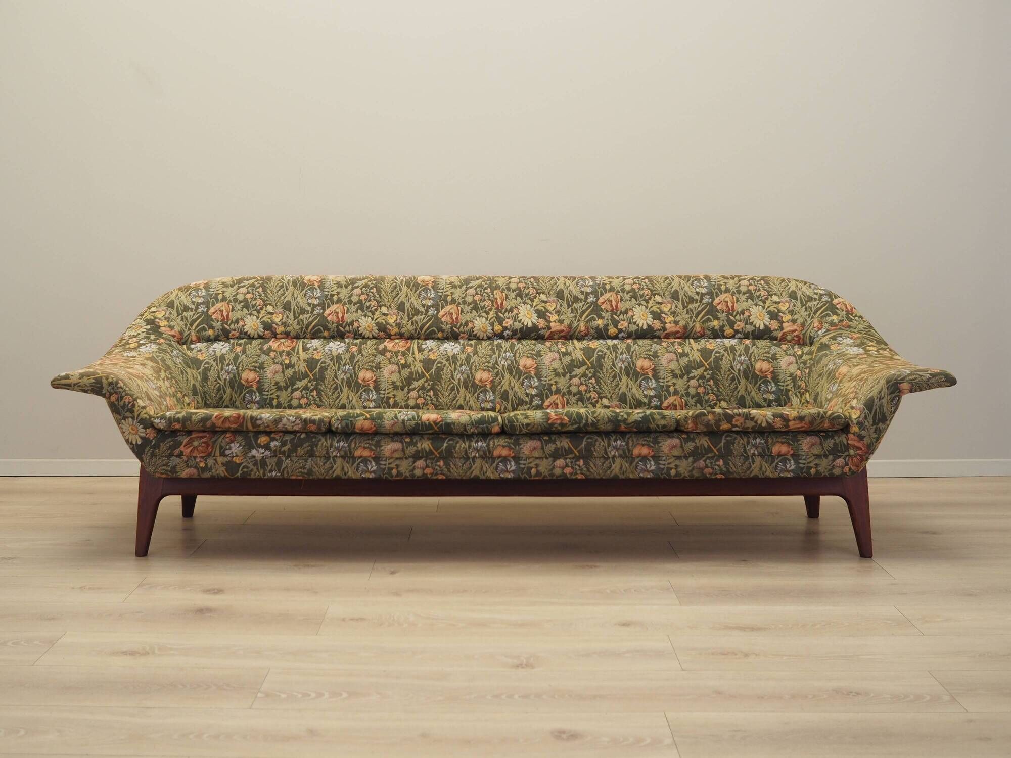 Green fabric sofa by Karl Edvard Korseth for LK Hjelle, Norway 1960s