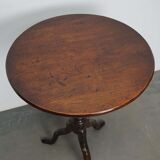 18th century Georgian wine table with reclining mahogany tray