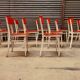 Lot de 11 chaises Ton