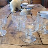 Bubbled glass cups