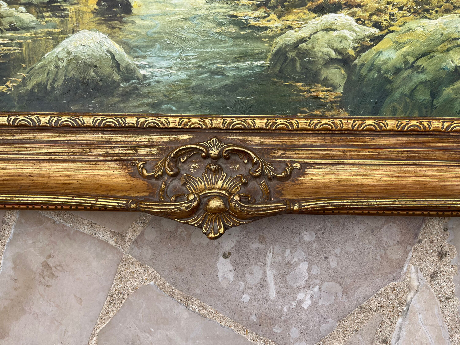 Oil on canvas: reproduction by Robert Wood