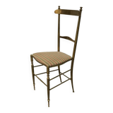 Chaise Italienne en laiton vers 1960