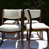 4 Baumann sleigh chairs