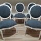 Chaises médaillon entièrement restaurées