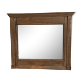 Wooded beveled mirror 85x97cm