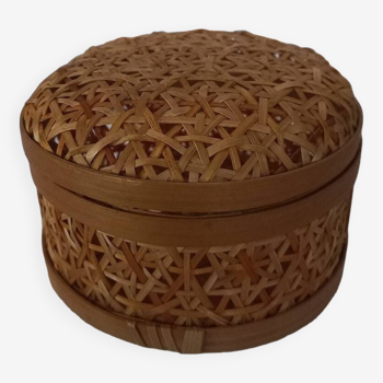 Jewelry box woven bamboo box
