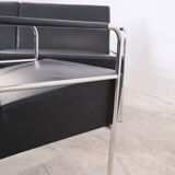 Leather sofa & armchair by Gunilla Allard 1990's