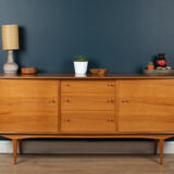 Retro teak & walnut maple mid century sideboard 1960s