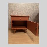 Bedside table year 50 terracotta