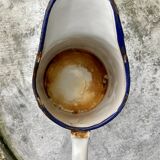 Pichet blanc tôle émaillée