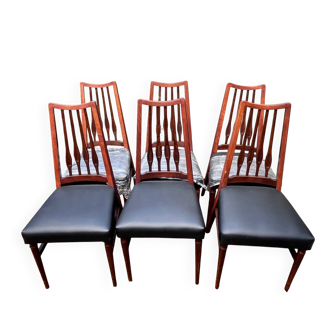 6 Scandinavian chairs
