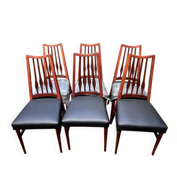 6 Scandinavian chairs