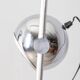 Lampadaire vintage années 70 en métal chromé design Goffredo Reggiani