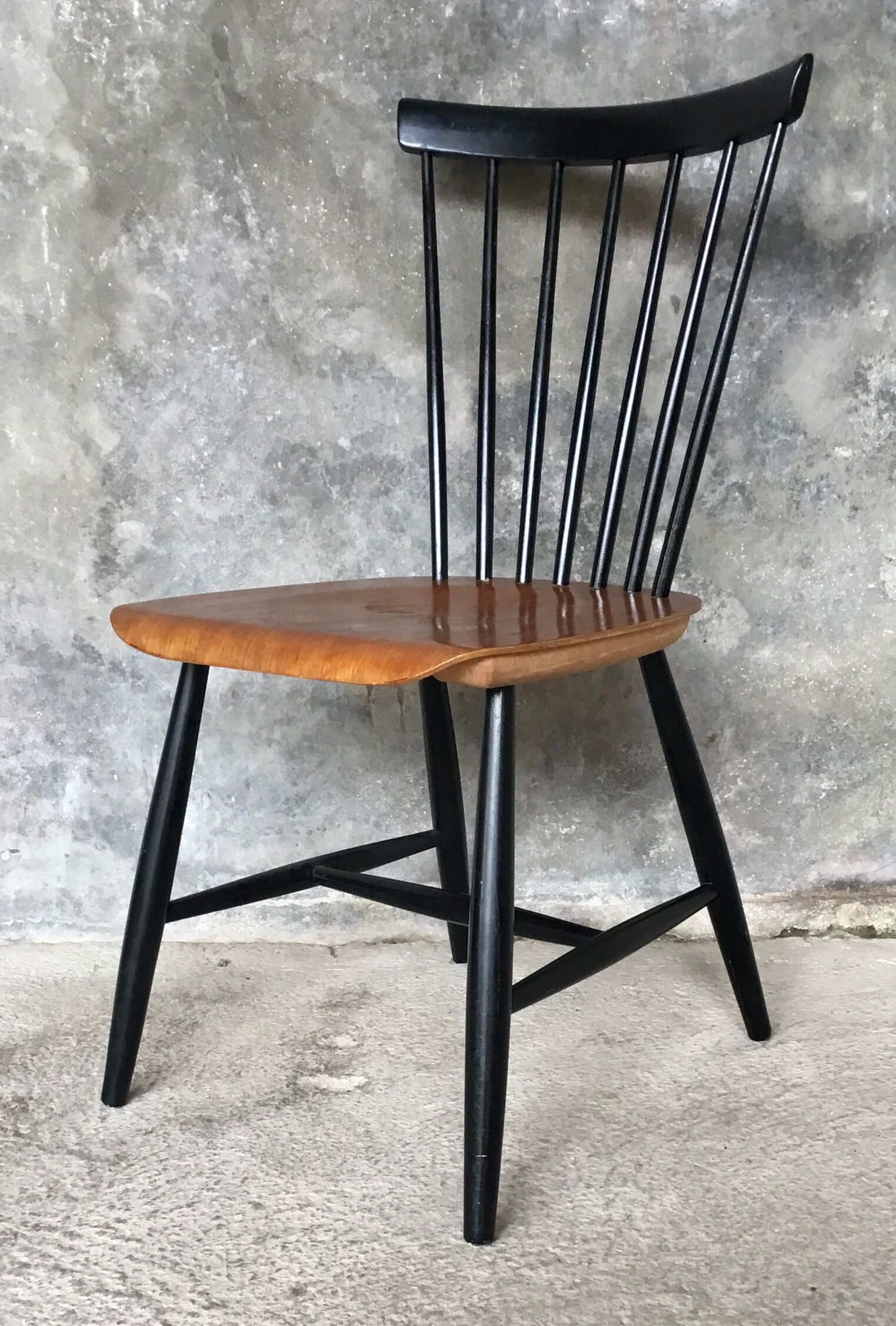 Scandinavian chair by Erik Fryklund for Hagafors - design 1950