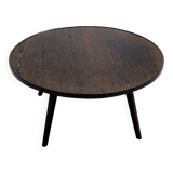 Rural Coffee Table with Contemporary Architecture, Solid Wenge Wood