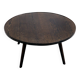 Rural Coffee Table with Contemporary Architecture, Solid Wenge Wood