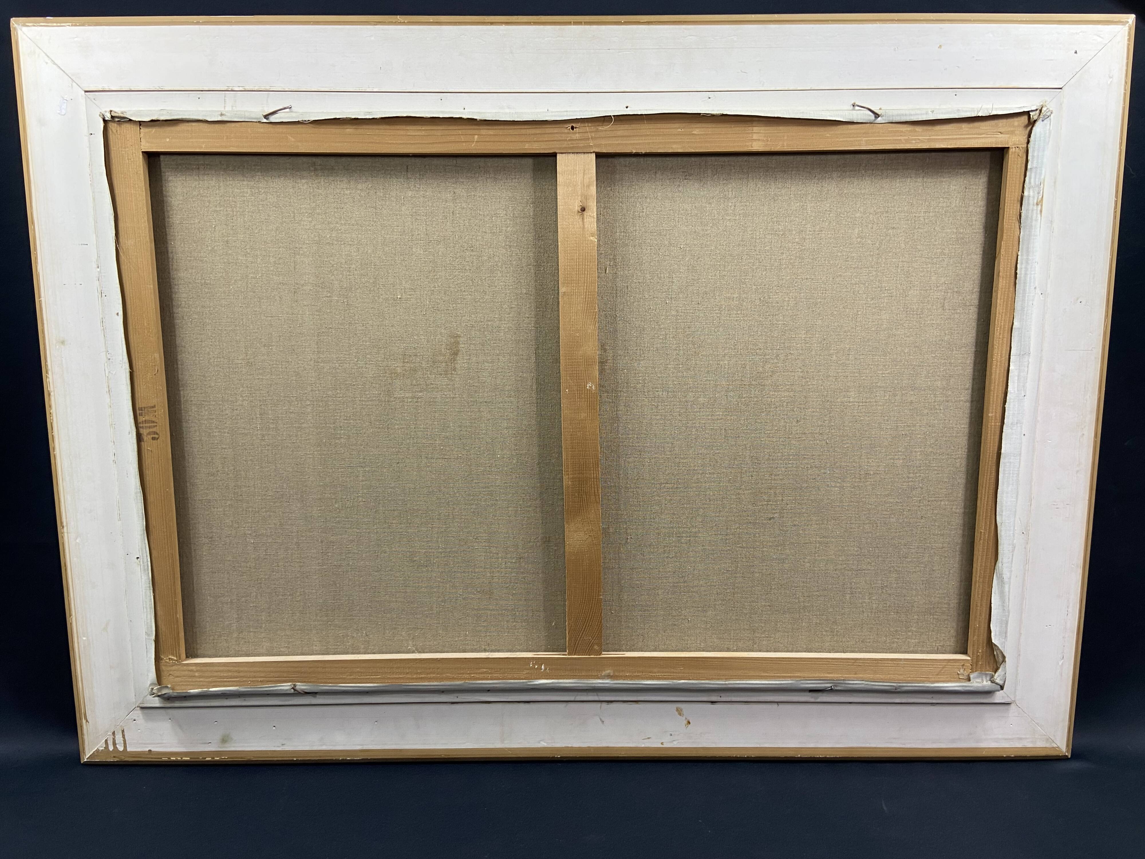 Large oil painting on canvas Camargue landscape Roger QUINTAINE 1921-2005