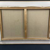 Large oil painting on canvas Camargue landscape Roger QUINTAINE 1921-2005