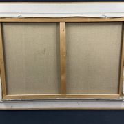 Large oil painting on canvas Camargue landscape Roger QUINTAINE 1921-2005