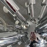 Vintage chrome sputnik style hanging lamp
