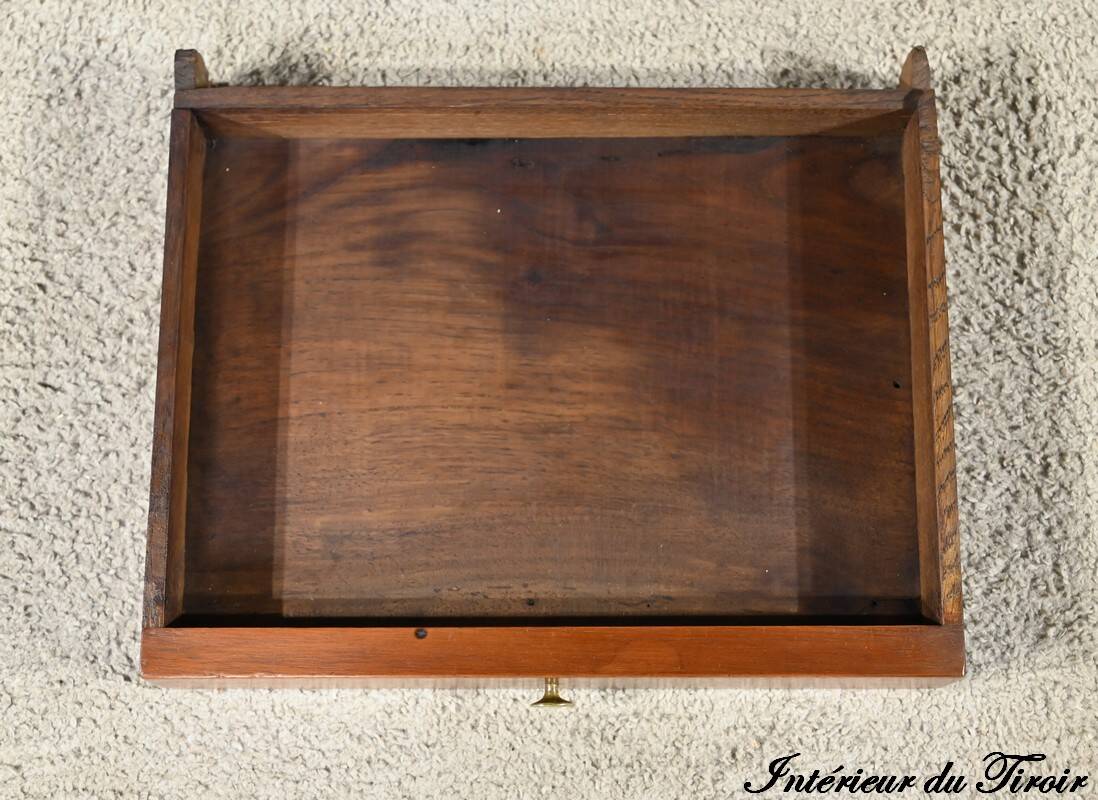 Small Mahogany Living Room Table, Louis XVI Period – Late 18th Century