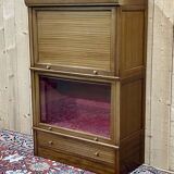 Mahogany and oak desk display cabinet from the MD brand, manufactured in the 1960s - removable