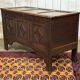 19th-century English oak chest