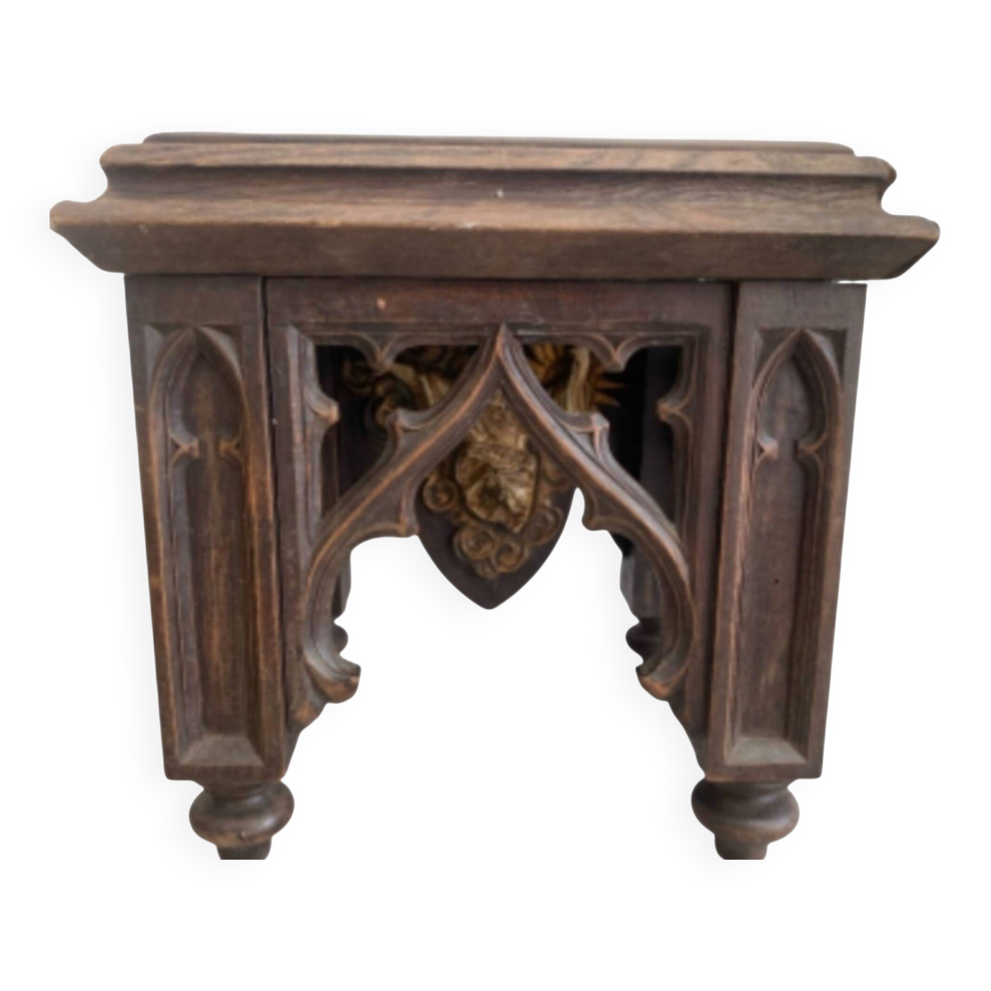 Ancient Gothic seat