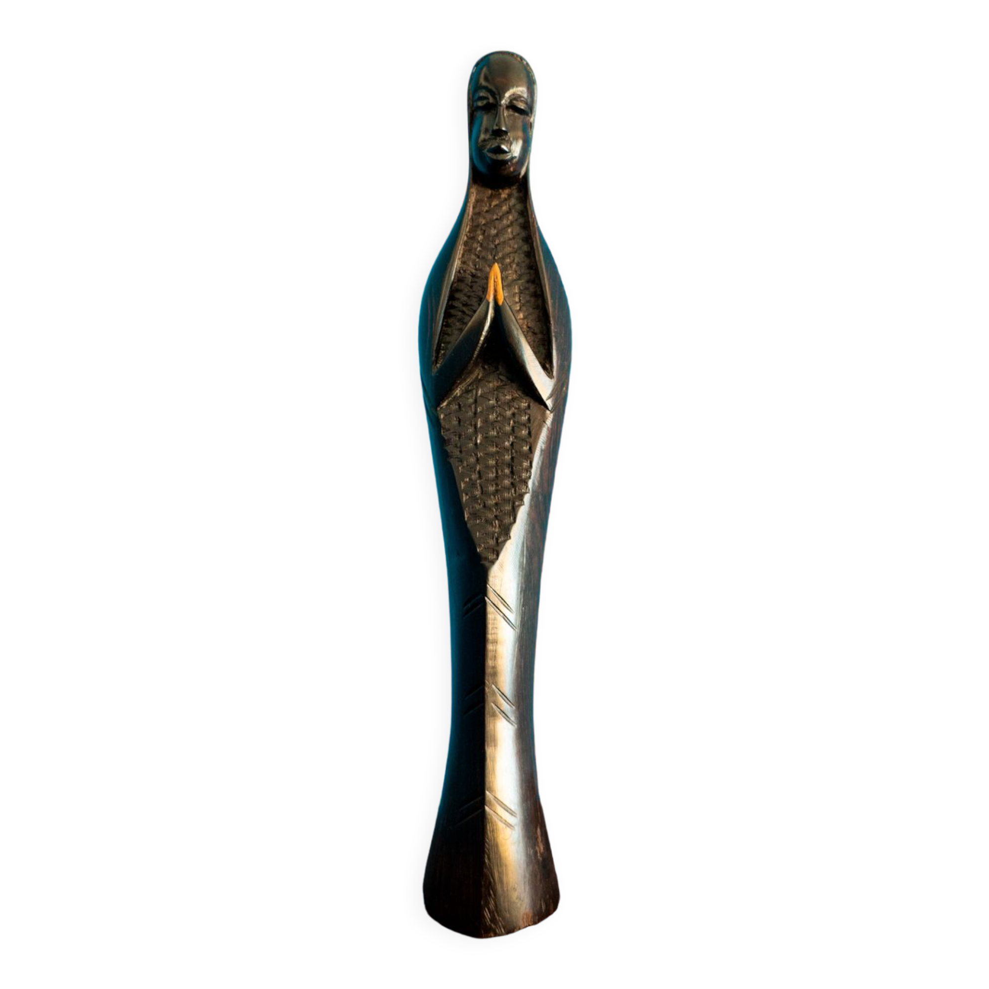 Black virgin in ebony