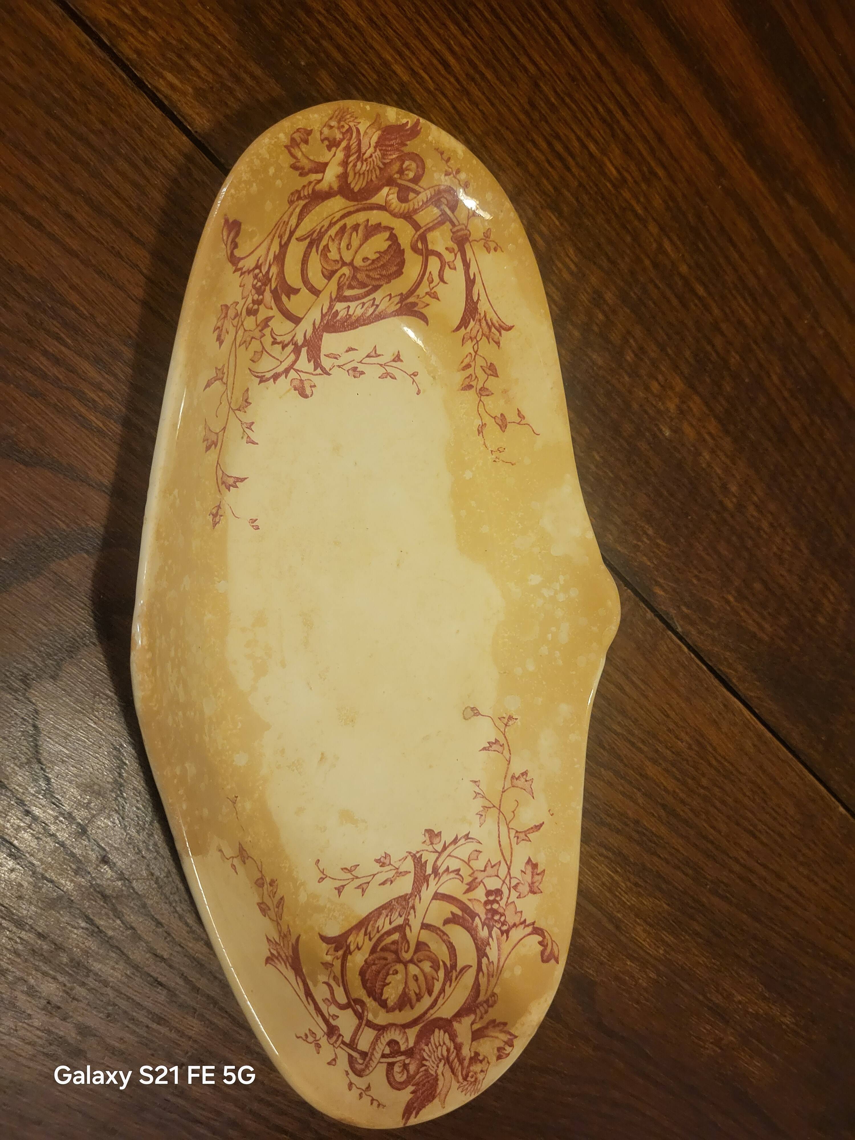 Old serving platter - ironstone