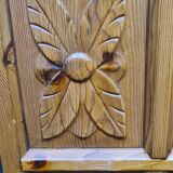 Vintage wooden carved room devider
