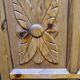 Vintage wooden carved room devider
