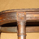 Piano bench in caning