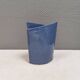 Handmade earthenware vase, with a beautiful light blue glaze. Denmark 1980s