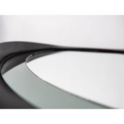Round smoked glass wall mirror, Italy 1970s