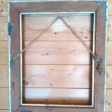 Old gold wood frame