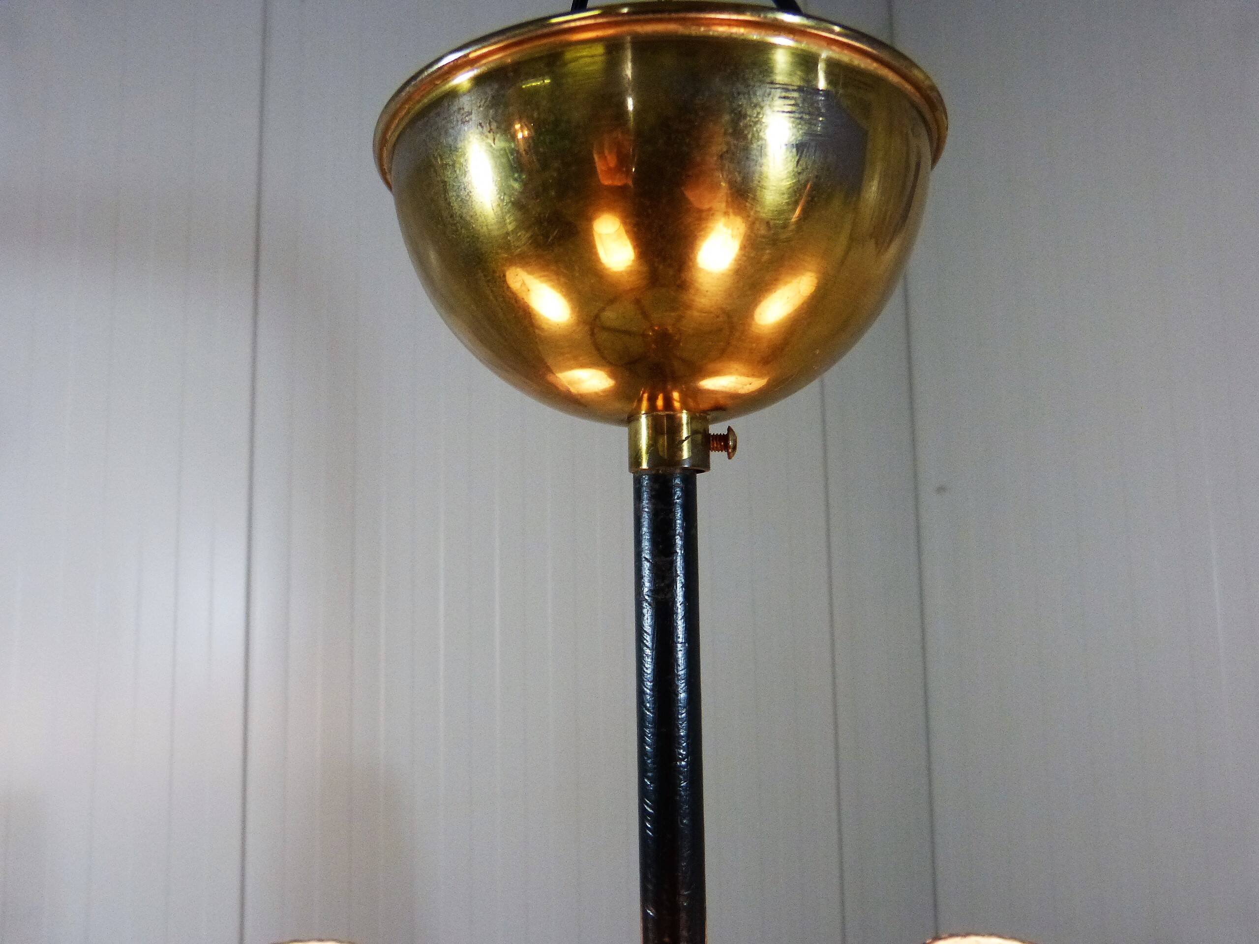Large brass chandelier Finland 1950’s