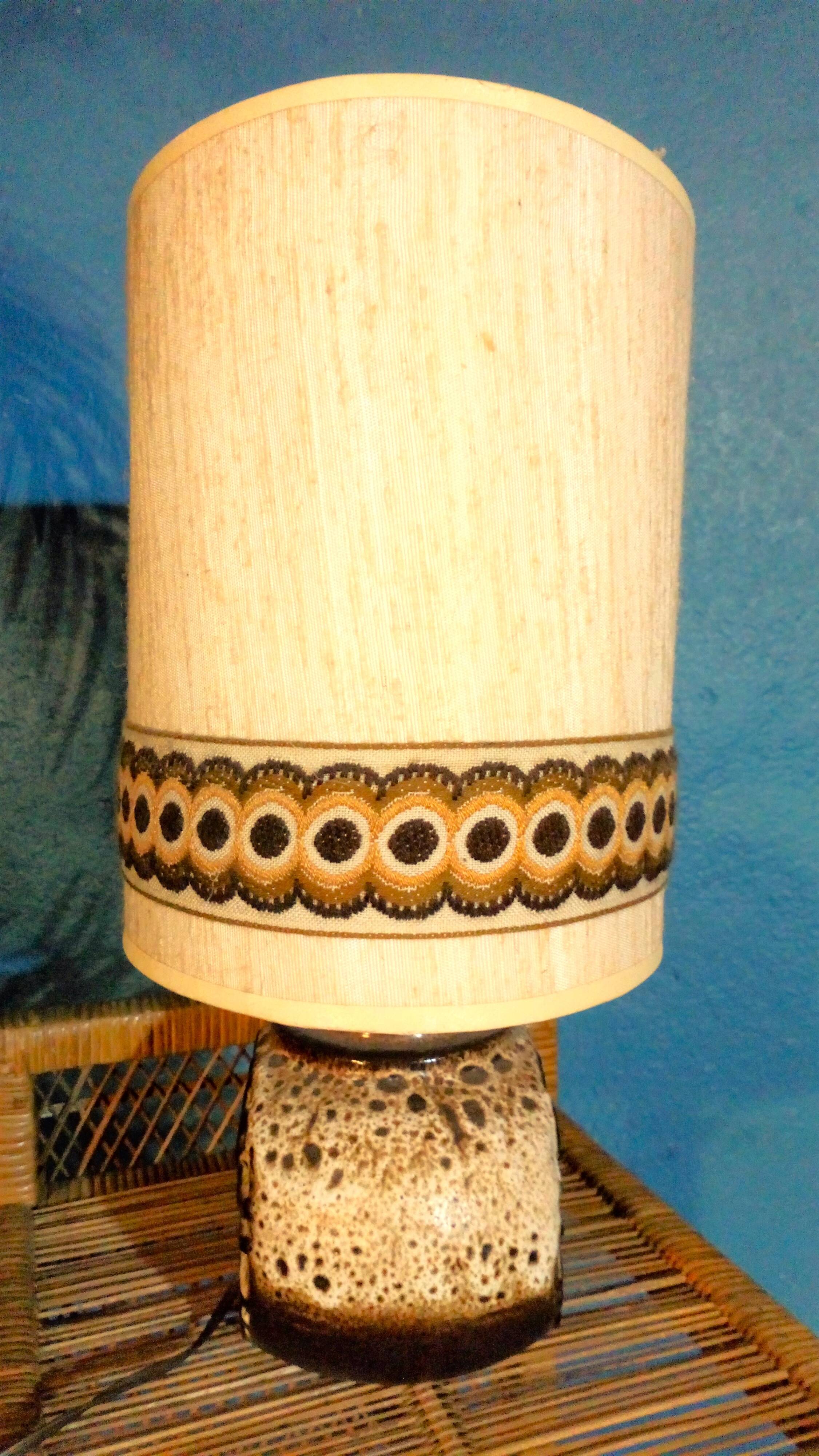 Ceramic lamp 1970s