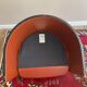 Series of three armchairs gondolas of Matteo Grassi leather edge