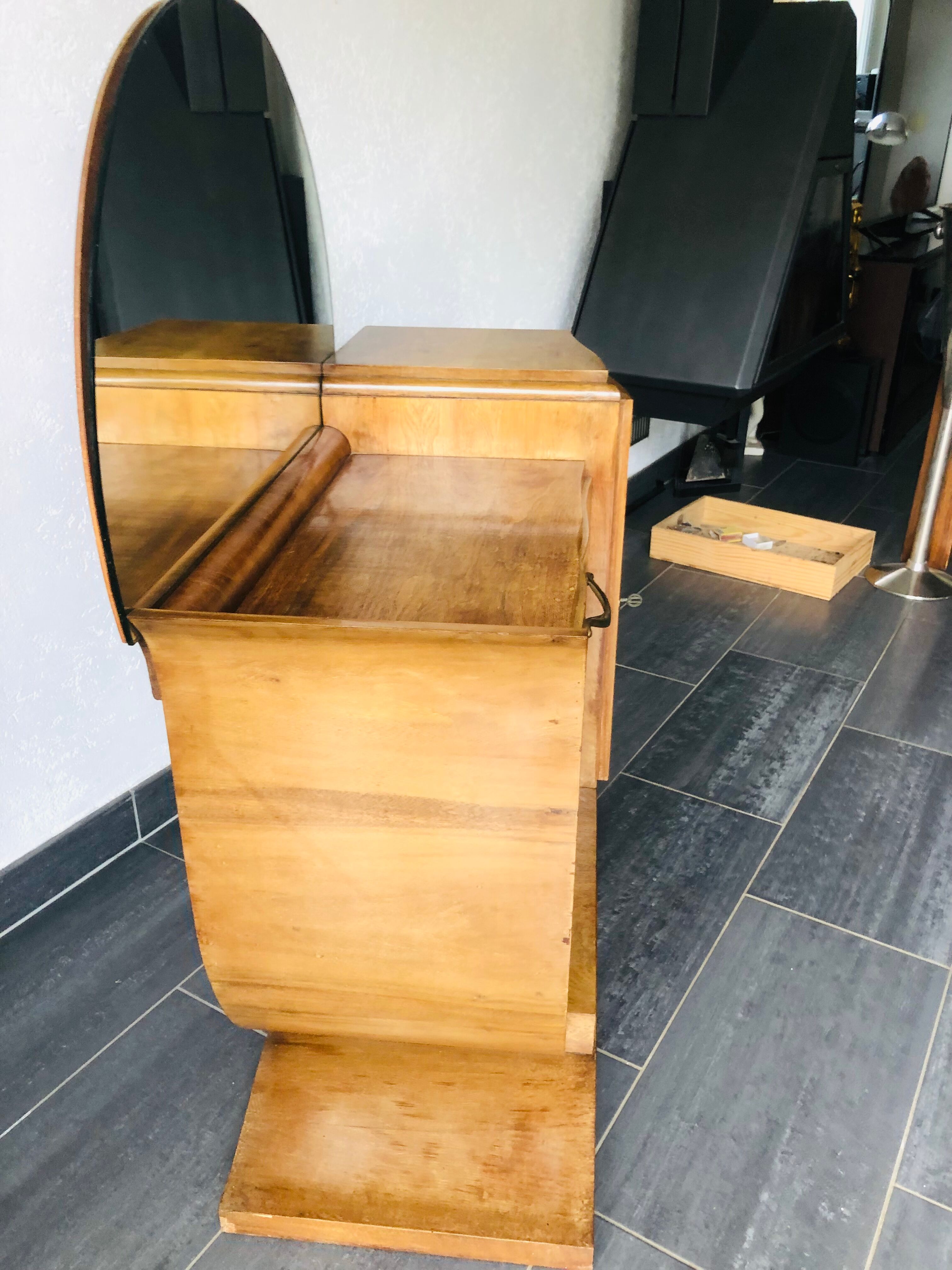 Coiffeuse Art Déco moderniste
