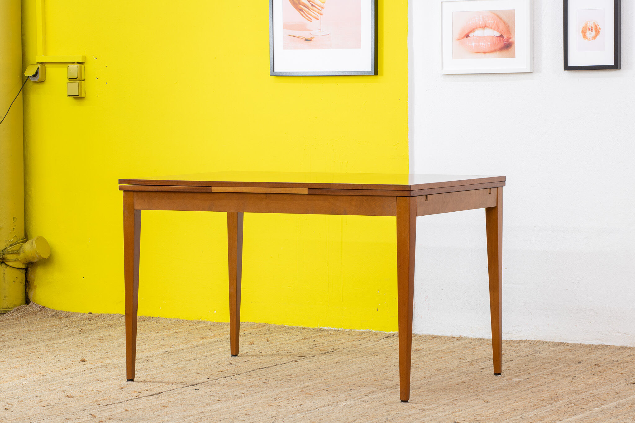 Vintage scandinavian table – 120 cm