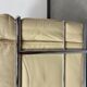 White leather club chairs LC2 by Le Corbusier for Cassina