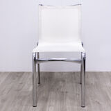 Bigframe chair 44/440 without armrests from alias designed by alfredo meda in white mesh