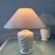 Paire de lampes vintage en céramique