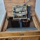 Meuble en bois gramophone