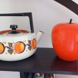 Vintage enamelled kettle