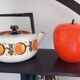 Vintage enamelled kettle