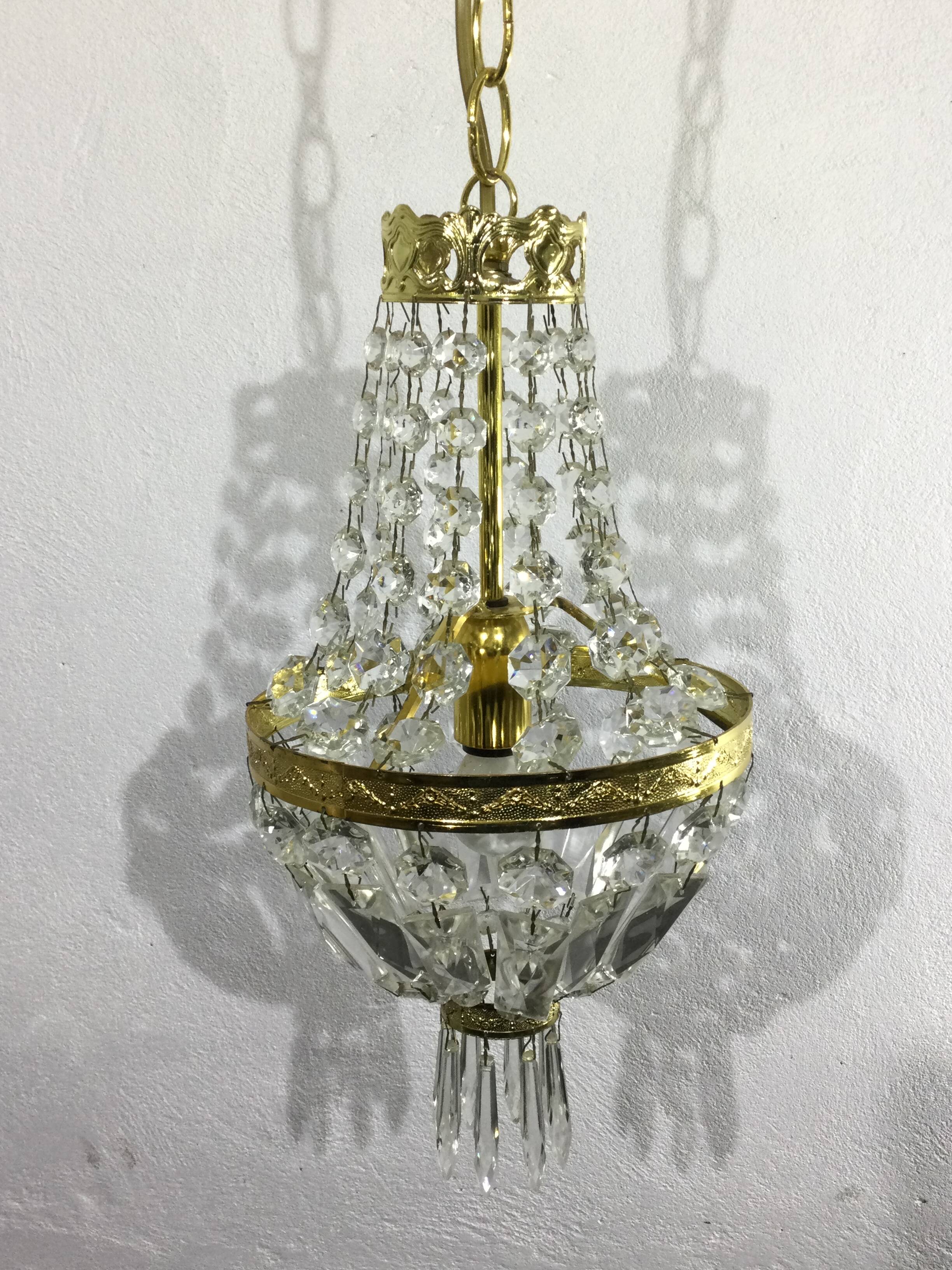 1 Light Hot Air Balloon Chandelier