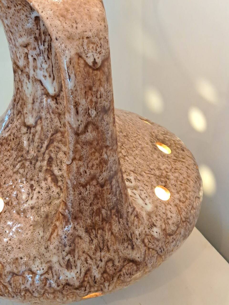 Ceramic lamp from the 1960s-1970s